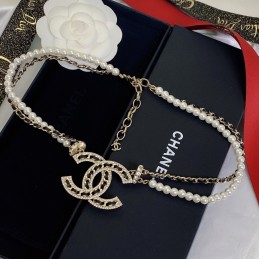 CHANEL NECKLECES A402